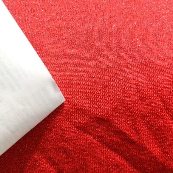 Forever 21 Plus Size 3X Red Metallic Shimmer Turtleneck Sweater Holiday Glam - Picture 6 of 10